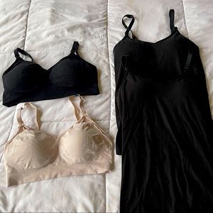 Nursing bras + 2 nursing camis , excellent condition!